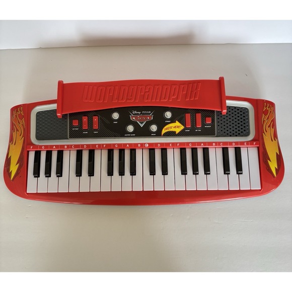2012 First Act Disney Pixar Cars Racin Rhythms Keyboard Piano TESTED - Picture 1 of 8